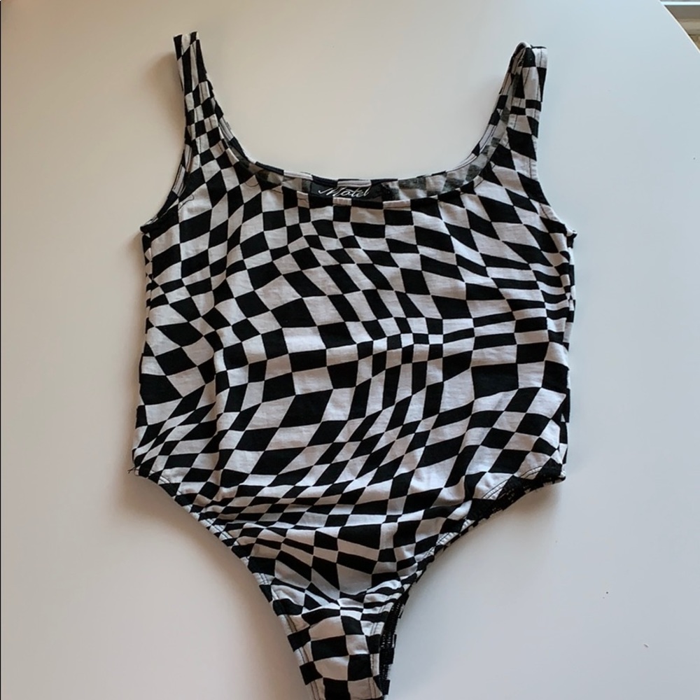 Motel Rocks Checker Bodysuit